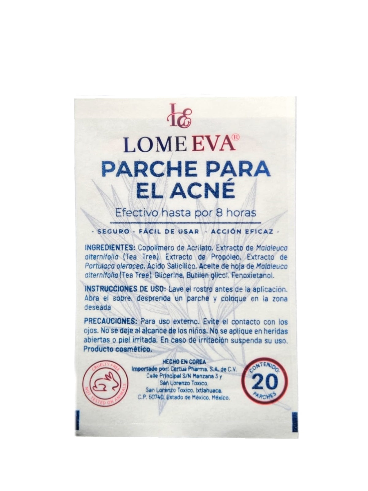 LOMEVA Parche para el Acné