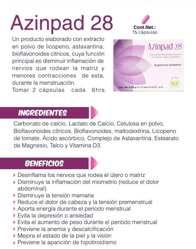 AZINPAD 28 Suplemento para el periodo