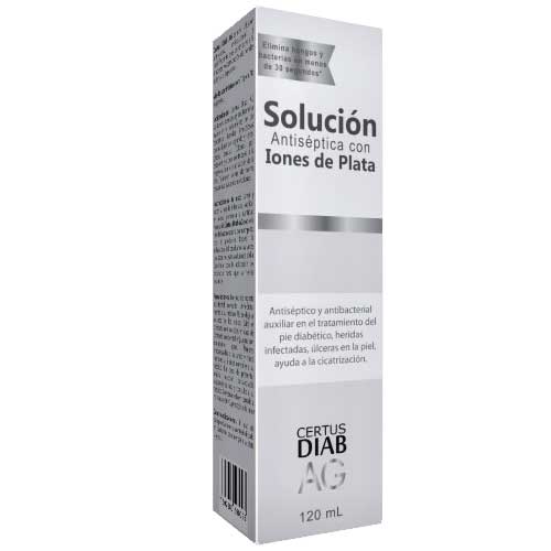 CERTUS DIAB AG Solución Antiséptica con Iones de Plata